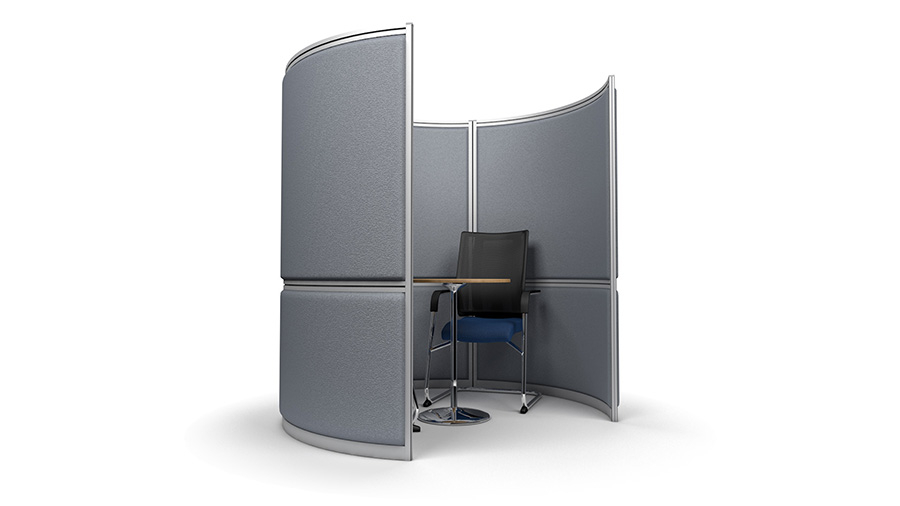 Acoustic Office Screen Meeting Pods 1760mm Wide 